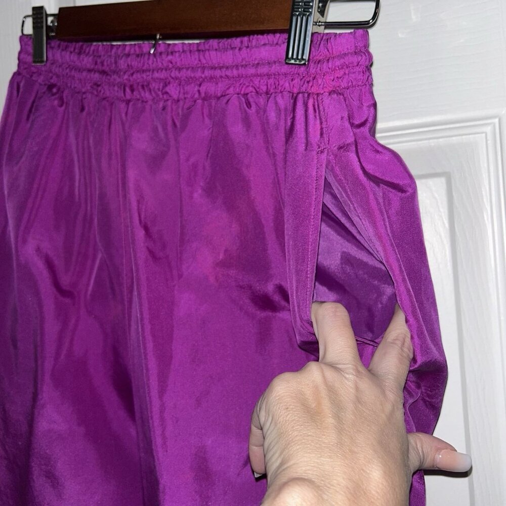 Bocoo Vintage Retro Purple Tracksuit Full Zip Windbreaker Jacket & Pants Medium - Picture 8 of 10